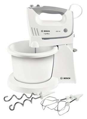 Миксер стационарный Bosch MFQ36460 450Вт белый/серый