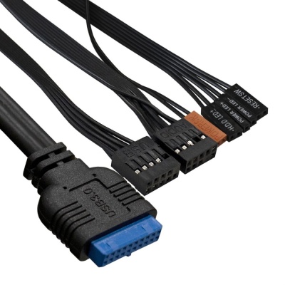 Корпус EXEGATE BAA-109U2 MiniTower ATX MicroATX Цвет черный EX291271RUS