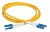 Патч-корд ITK FPC09-LCU-LCU-C2L-3M 2x9/125 OS1/OS2 LC дуплекс-LC дуплекс 3м LSZH желтый