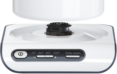 Чайник электрический Bosch TWK8611P 1.5л. 2400Вт белый/серебристый корпус: металл/пластик