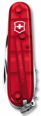 Нож перочинный Victorinox Spartan (1.3603.T) 91мм 12функций красный полупрозрачный карт.коробка