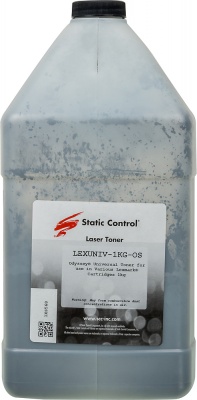 Тонер Static Control LEXUNIV-1KG-OS черный флакон 1000гр. для принтера Lexmark T420/422/650