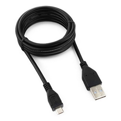 Кабель Cablexpert Кабель USB 2.0 Pro Cablexpert CCP-mUSB2-AMBM-1M AM/microBM 5P, 1м, экран, черный, пакет (082105)