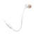 Гарнитура вкладыши JBL T110 WHT 1.2м белый проводные в ушной раковине (JBLT110WHT)
