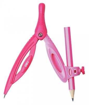 Циркуль Deli EG20102 металл удлинитель в компл.:карандаш