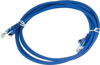 Патч-корд Lanmaster UTP LAN-PC45/U5E-2.0-BL вилка RJ-45-вилка RJ-45 кат.5е 2м синий LSZH (уп.:1шт)
