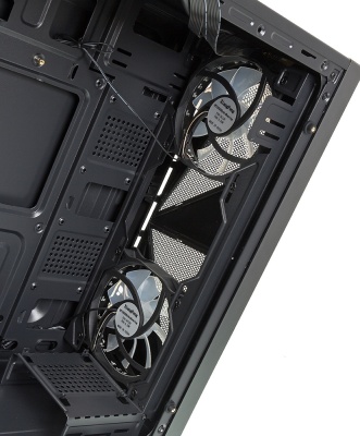 Корпус Aerocool Glider Cosmo-G-BK-v1 черный без БП ATX 2x120mm 2xUSB2.0 1xUSB3.0 audio