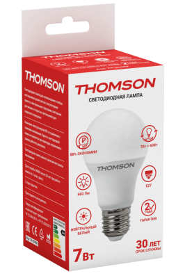 THOMSON LED A60 7W 660Lm E27 4000K TH-B2002