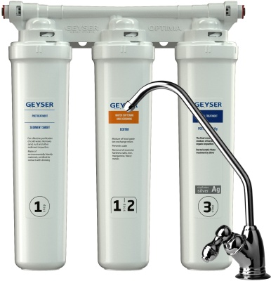 Водоочиститель Гейзер Оптима Старт белый 11068л.