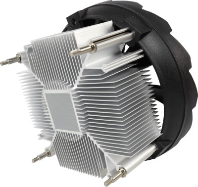 Устройство охлаждения(кулер) Aerocool BAS Soc-1150/1151/1155 3-pin 24dB Al 100W 422gr Ret