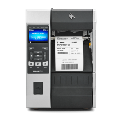 Принтер этикеток Zebra TT ZT610; 4", 203 dpi, Euro and UK cord, Serial, USB, Gigabit Ethernet, Bluetooth 4.0, USB Host, Rewind, Color Touch, ZPL (ZT61042-T2E0200Z)