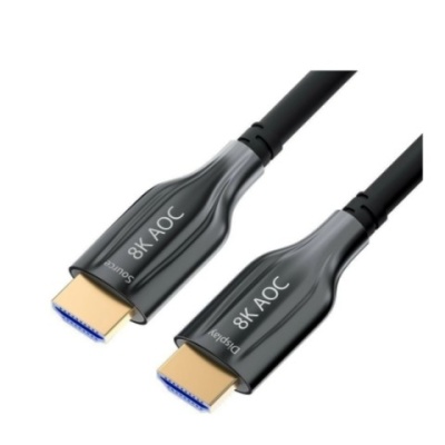 GCR Кабель 100.0m оптический HDMI 2.1 8K 60Hz, 4K 120Hz, 4:4:4, высокоскоростной 48.0 Гбит/с, 3D