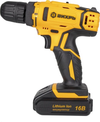 Дрель-шуруповерт Вихрь ДА-16Л-2К аккум. патрон:быстрозажимной (кейс в комплекте) (72/14/32)
