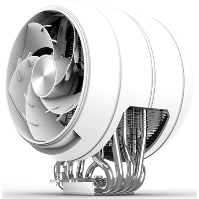 Кулер для процессора ZALMAN ZET5 WHITE, 5 HEAT PIPES, 4-PIN PWM, 600-2000 RPM, 30.4 DBA MAX, HYDRO BEARING, FULL SOCKET SUPPORT