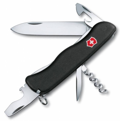 Нож перочинный Victorinox picknicker (0.8353.3) 111мм 11функций черный карт.коробка
