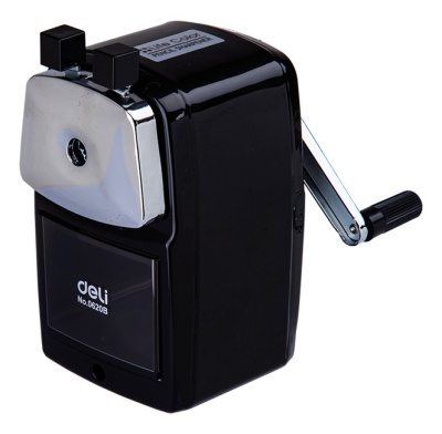 Точилка для карандашей механическая Deli E0620 1 отверстие ассорти