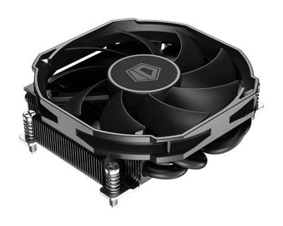 Cooler ID-Cooling IS-30A BLACK AM5/AM4 низкопрофильный высота 30mm ( TDP 100W, PWM, 4 тепл.трубки прямого контакта, FAN 92mm) BOX