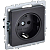 IEK BR-R14-16-K02 BRITE Роз. с з/к/ш 16А РС14-1-0-БрЧ черн.