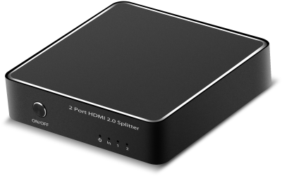 Greenconnect Разветвитель v2.0 HDMI 1на 2 выхода, 4Kx2K 60Hz HDR 4:2:0 серия Greenline Greenconnect Разветвитель Greenline HDMI v2.0 1 к 2, 4K 60Hz /1080p 120Hz (GL-vA03)