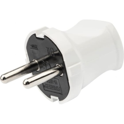 REXANT 11-8933 Вилка прямая без з/к 6А белая