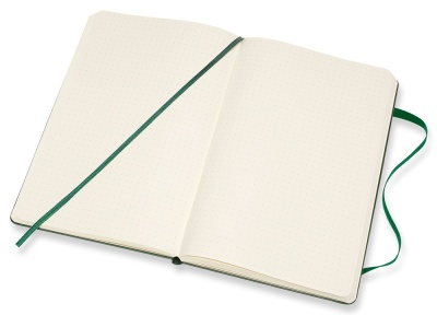 Блокнот Moleskine CLASSIC QP066K15 130х210мм 240стр. пунктир твердая обложка зеленый