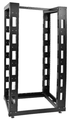 Стойка телекоммуникационная универсальная 33U двухрамная, цвет черный (СТК-33.2-9005)