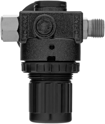 Регулятор давления с манометром Denzel R1500, 12 бар, 1/4"