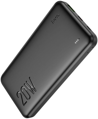 Мобильный аккумулятор Hoco J87 Tacker 10000mAh QC3.0/PD3.0 20W 3A USB-A/USB-C черный