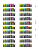 Комплект наклейки для ленточной библиотеки DELL LTO8 Tape Labels, 601-800, Cust Kit (LTO8 Tape Labels, 601-800) (389-DWQG)