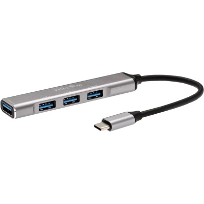 Переходник USB 3.1 Type-C-->USB3.0+3 USB2.0, Aluminum Shell, 0.2м Telecom <TA308C> VCOM Мультифункциональный хаб Telecom USB 3.1 Type C M/USB 3.0 F/3 x USB 2.0 F (TA308C)