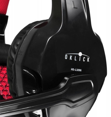 Наушники с микрофоном Оклик HS-L320G Phoenix черный 1.9м мониторные оголовье (NO-3000)