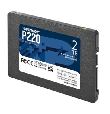 Накопитель SSD Patriot SATA III 2Tb P220S2TB25 P220 2.5"