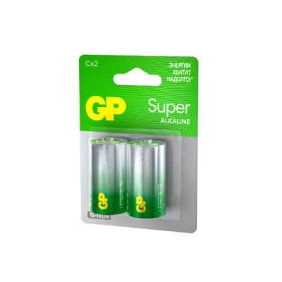 Алкалиновые батарейки GP Super Alkaline G-Tech 14А типоразмера C - 2 шт. на блистере (2 шт.)