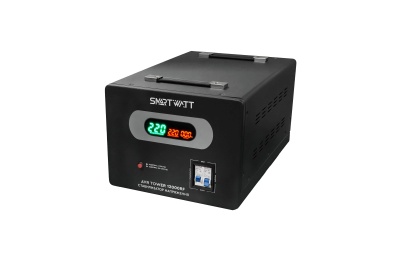 Стабилизатор напряжения Smartwatt Tower 12000RF 12000ВА черный