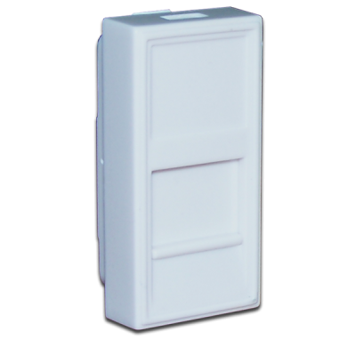 Вставка 22.5x45мм со шторкой для Кейстоуна (2шт для 45х45) (TWT-SIP-22N-WH)