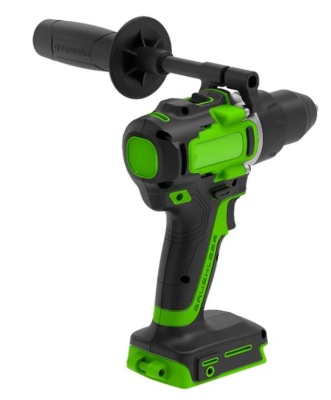 Greenworks GD24DD90 Дрель-шуруповерт аккумуляторная,  24V, 90 Нм, бесщеточная, без АКБ и ЗУ [3707507]