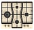 Встраиваемые газовая панели GORENJE Gorenje GW6D42CLI