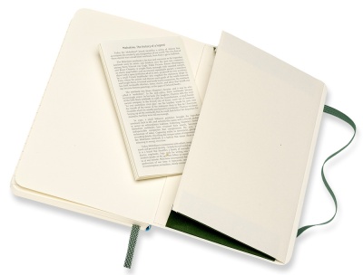 Блокнот Moleskine CLASSIC SOFT QP611K15 Pocket 90x140мм 192стр. линейка мягкая обложка зеленый