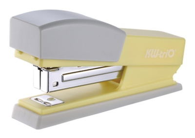 Степлер Kw-Trio 055X6-YEL Swing Standing 24/6 26/6 (20листов) желтый 100скоб пластик коробка