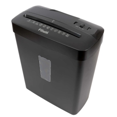 Уничтожитель бумаг Filum FL-SH013-04S 6 листов, безоп. 4ур., 13литров, 3,2м/мин, ур. шума: 68Дб (1110413)