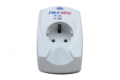 Сетевой фильтр Pilot Single, 1 розетка, Zero Start биметаллический предохранитель, микропроцессор (16А) ZIS Pilot Single (1 розетка)