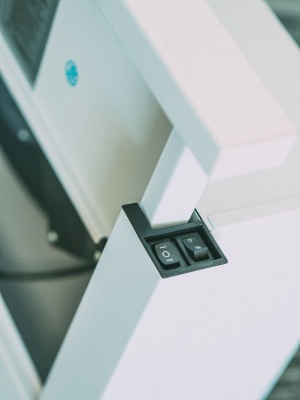 Вытяжка встраиваемая Lex Hubble G 2M 600 белый управление: кнопочное (2 мотора)