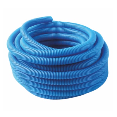 Труба гофрированная MVI Ду20 (внутр.18мм), синяя (бухта 50м)