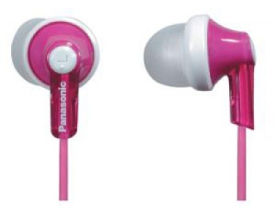 Наушники вкладыши Panasonic RP-HJE118GU 1.1м белый/розовый проводные в ушной раковине (RP-HJE118GUP)