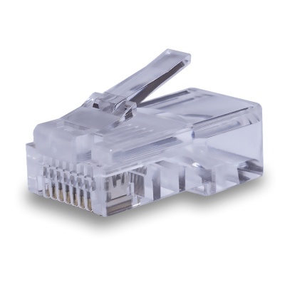 Коннектор 8P8C U/UTP кат.5E (RJ-45) (уп.25шт) SUPRLAN 10-0226