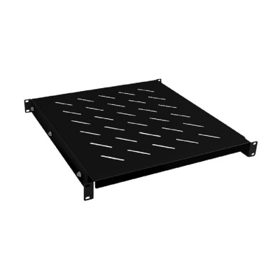 CABEUS RA-J018-FC-700-100KG-BK ПОЛКА РЕГУЛИРУЕМАЯ ДЛЯ ШКАФОВ И ОТКРЫТЫХ СТОЕК, УСИЛЕННАЯ ДО 100 КГ., ЦВЕТ ЧЕРНЫЙ (RAL 9004)