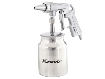 Пистолет пескоструйный MATRIX 57326   с нижним бачком пневматический