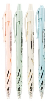 Ручка шариков. автоматическая Deli EQ70-BL ассорти d=0.7мм син. черн. 1стерж.