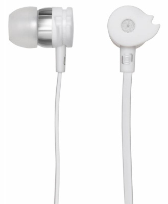 Гарнитура вкладыши Оклик HS-S-210 1.2м белый проводные в ушной раковине (D1)