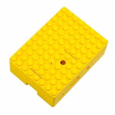 RA185   Корпус ACD Yellow ABS Plastic Building Block case for Raspberry Pi 3 B (CBPIBLOX-YEL) (494408)